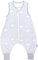 TupTam Sommerschlafsack Baby mit Füßen – Leichter Schlafsack Baby Sommer 0.5 TOG, OEKO-TEX, Farbe: Wolken mit Sternen und Mond Grau (Clouds), Größe: 92-98
