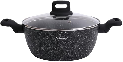 Marmorierter Antihaft Kochtopf Topf KLAUSBERG (3,7L/ Ø24cm)
