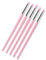 Uqezagpa Lot de 5 pinceaux en silicone pour ongles en gel et poterie avec embouts en silicone souple