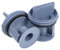 SHINEOFI 2Pcs Washer Drain Pump Filter for Drum Washing Machine Durable Drainage Plug Lint Trap Easy Installation Compatible with Front Loading Models