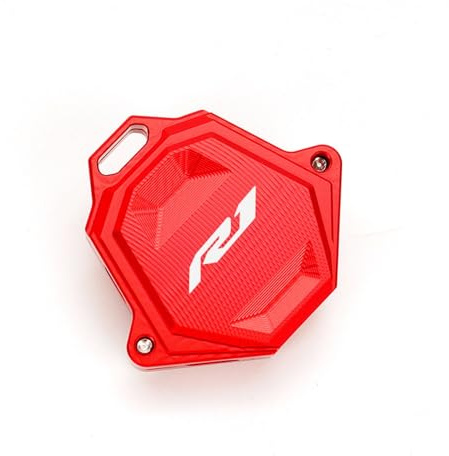 ALCHENY schlüsselanhänger Motorrad,schlüsselanhänger,Duke Für YA&MAHA R1 YZF-R1 YZFR1 YZF R1M Motorrad Zubehör Dekoration Schlüssel Abdeckung Fall Shell Schlüsselanhänger Aluminium(Red-MT)