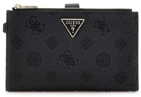 GUESS Geldbörse Cresidia II SLG Double Zip Organizer Black schwarz