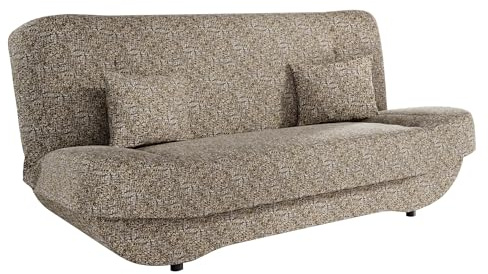 Mirjan24 Sofa Pinto mit Bettkasten und Schlaffunktion, Schlafsofa, Farb- und Materialauswahl, Wohnlandschaft, Couch vom Hersteller, Schlafcouch (Bella 10)