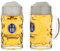 Bierkrug aus Glas mit originalem HB Logo | Hofbräuhaus München Glaskrug Isarseidel 0,5 l - für den kleinen Durst jetzt in halben Liter Format erhältlich