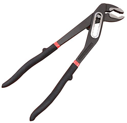 12/300mm Heavy Duty Water Pump Wrench - Strong Plumbers Hand Pliers with Soft Grip Handle