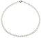 inSCINTILLE Collana Perle Girocollo Donna con Chiusura Argentata, Collana di Perle in Vari Colori e Dimensioni (Diametro Perle: 0.60 cm, Bianco)