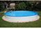 Planet Pool Stahlwandpool rund Exklusiv 350x120 cm, Stahl 0,6 mm weiß, Folie 0,6 mm blau, Einhängebiese