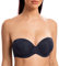 MELENECA Damen Push-Up Trägerlos BH - Bügel BH mit geformte Cups Navy Blue 70B