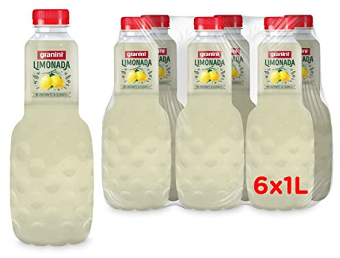 Granini - Limonada Bebida de Limón a partir de Zumo de limón Pack 6 x 1L Clásicos