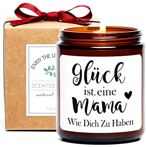 Muttertag Kerzen Geschenke für Mama von Tochter Sohn, Geburtstag duftende Kerze Geschenke für neue Mama, Geburtstag Weihnachten Thanksgiving Day Geschenke für Frau