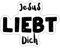 DesignsByJnk5 Sticker Unisex Christentum | Jesus Liebt Dich Aufkleber Jesus Spruch | Glaube lustige Sprüche Autoaufkleber Geschenkidee Christentum