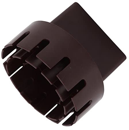 Regenrinnen-Fallrohr-Adapter, Kunststoff-Abfluss-Fallrohr-Verlängerungsanschluss, Flexibler Ablaufadapter, Ersatz-Fallrohr-Konverter-Anschluss Mit Schrauben Für Den Außenbereich(Braun S)