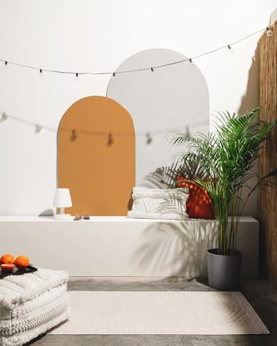 benuta pop Mars - Kunstfaser - Outdoor geeignet - Läufer & im Style: Abstrakt, Geometrisch, Elegant, Minimalistisch - Pflegeleicht für Wohnzimmer Schlafzimmer Flur Terrasse, Cream, 80x240 cm