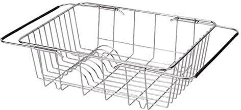 ABOOFAN Escurreplatos Grande Expandible Acero Inoxidable Escurridor Fregadero Práctico