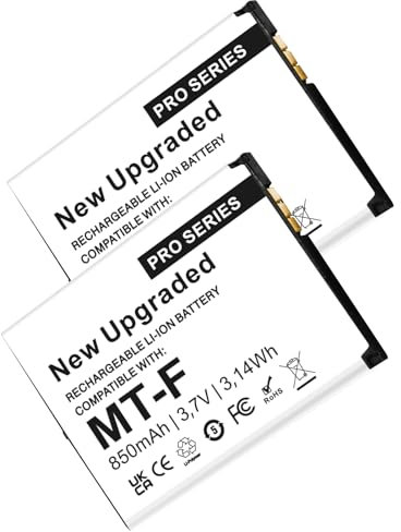 Akku für AVM Fritz!Fon C5, YISHDA 850mAh Li-Ionen Neuer Verbesserter Ersatzakku für AVM Fritz!Fon C5, C4, M2, Fritzfon Telefon 312BAT006, 312BAT016,312BAT006CS-FVM446CL (2 Stück)