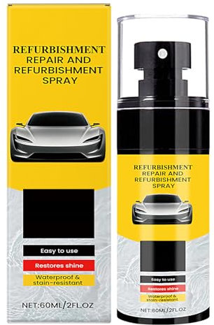 Spray de revestimiento de coche | 60 ml Auto Renovation Reveredelung,Interior para tapicería, acondicionamiento de y refresco del salpicadero