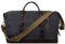 S-ZONE Reisetasche 52-55L Vintage Canvas Crazy Horse Leder Trim Unisex Handgepäck Weekender Tasche Sporttasche für Reise Wochenende Urlaub