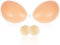 SHINYMOD Stick on Bra, Strapless Backless Sticky Bras for Women, Adhesive Silicone Invisible Push Up Bra Reusable Skin Comfortable Cup Bra with 2Pcs Nipple Cover, Silicone Bra D