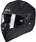 Nexo Integralhelm Motorradhelm Helm Motorrad Mopedhelm Sport II, herausnehmbare Polster, mehrfache Be-, Entlüftung, Windabweiser, klares Visier, Ratschenverschluss, Gewicht: 1.350 g, matt Schwarz, L