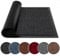 BLADO Washable Door Mats Indoor & Outdoor - Non-Slippery Heavy Duty - Stylish & Large Rubber - Perfect Dust Grabbing Doormats (Anthracite, 40cm x 60cm)