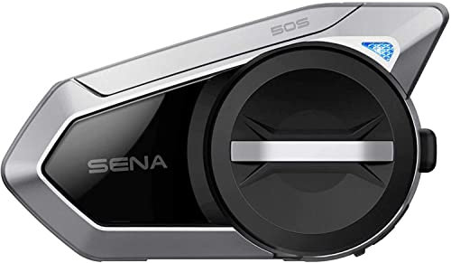 Sena 50S Motorcycle Bluetooth Communication System with Mesh 2.0 Intercom, Dual Pack