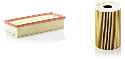 Original MANN-FILTER Luftfilter C 35 154 - Für PKW & Ölfilter HU 7008 Z – Ölfilter Satz mit Dichtung/Dichtungssatz – Für PKW