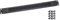 HMF 66489-02 Kabeldurchführung mit Bürsteneinsatz für Serverschrank | 19 Zoll | Schwarz