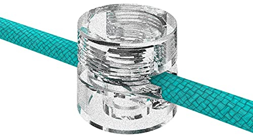 OASHISU Decentratore da Soffitto per Cavi Elettrici, Decentratore a Soffitto, Decentratore Lampadario, Gancio da Soffitto o Parete, Decentratore Cavo Elettrico, Fermacavo, 4 PEZZI (TRASPARENTE)