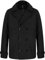 Tokyo Laundry Men's Uxmal Double Breasted Pea Coat with Funnel Neck Insert - Black - XL