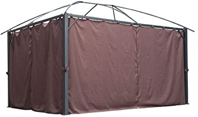 TrendLine Seitenteile Pavillon Martinique Polyester mit PU-Beschichtung braun