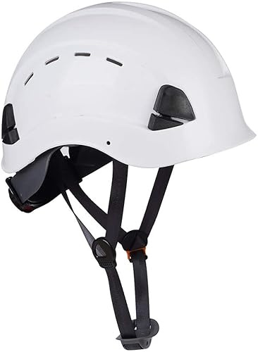 UNINOVA Safety Hard Hat ANSI Z89.1 Approved Vented Safety Helmet,6-Point Ratchet Suspension, Perfect for Construction Work (01 White)