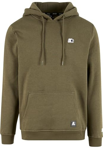 STARTER BLACK LABEL Herren Starter Essential Hoody Darkolive, XL