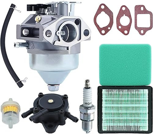 Kit Carburatore per Honda GCV190 Tagliaerba/Motore, ADEFOL Carburatore con Filtro dell'aria & Guarnizione & Pompa di Benzina & Candela Manutenzione Ricambi 9 in 1