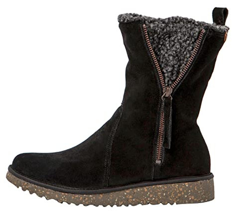 El Naturalista Stivali in Pelle N5633 Camoscio Seta Nero