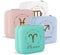 Party to Be Custom Name Travel Jewelry Box with Zodiac Sign Personalized Jewelry Travel Case Holder Organizer Bridesmaid Gifts Birthday Gifts for Women (Zodiac Sign)