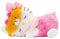 Hello Kitty and Friends Hello Kitty Schlafender Pl sch, 45,7 cm