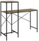 Vicco Schreibtisch Fyrk, Eiche/Schwarz, 120 x 40 cm mit Regal