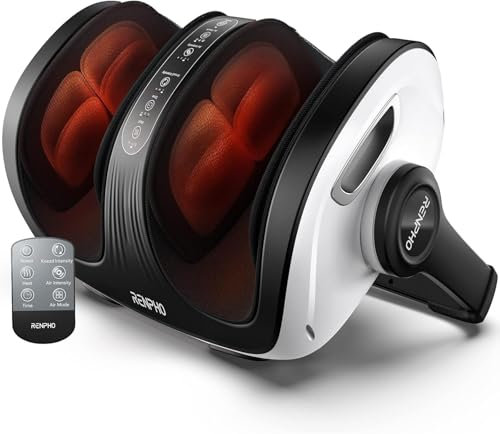 RENPHO Fußmassagegerät mit Wärme, tiefes Kneten, Kompression, Fußwärmer