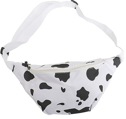 Happyyami Kuh Bauchtasche Jogging Gürteltasche 2 Stück Kuhbrustbeutel Mann Pu Mädchen Laufgürtel