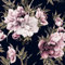 FunStick 44.5CM×9M Boho Pfingstrose Dunkelschwarz Tapete mit Blumen Klebetapete Selbstklebend Wand Dekofolie Möbelfolie Schwarz Kleiderschrank Folie Selbstklebend Dunkel Florale Tapete Wandverkleidung