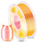 ANYCUBIC Silk PLA Filament, Dual Color PLA Silk Filament 1,75mm, 360° Farbwechsel 3D Drucker Filament, Seidentexturen Prächtige Farbe 1KG Rosa Gold