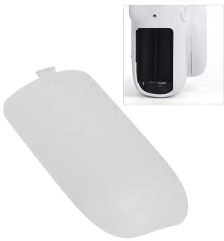 Battery Door Cover, Camera Battery Side Cover for Mini 12 Instant Camera, Replacement or Backup (White)