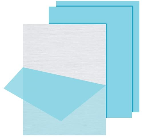 PATIKIL 3pcs Placa de Aluminio 6061, 305x254x3mm Chapa Plana de Metal Hoja Metálica con Película Protectora para DIY Modelo Artesanía Bricolaje Industria Elaboración Perforación