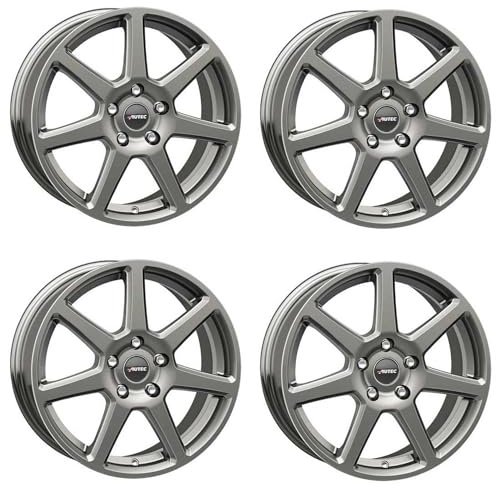 4x Autec Felgen TALLIN ECE 7.0x17 ET42 5x108 Titansilber kompatibel mit Opel Vivaro Combo Grandland X Grandland