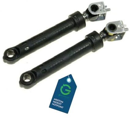 G GRIMALDI Kit Ammortizzatori Compatibili per Lavatrici Indesit Ariston C00290703 | Coppia Ammortizzatori 120N | Ricambio Lavatrice Universale | Assorbitori di Vibrazioni per Cestello | Set 2 Pezzi