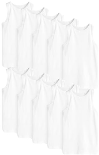 NEXT Jungen 10er-Pack Trägertops aus Biobaumwolle 86-176