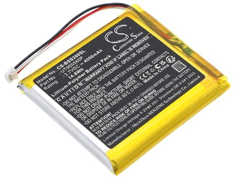 TCTK Akku 4000mAh Kompatibel mit [Babysense] BBM01, BBM03, Bonoch BBM05, HD S2 Video Baby Monitor Ersetzt UT905560P