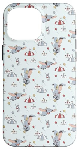 Disney Classic Dumbo Circus Elefant Babyblau Hülle für iPhone 16 Pro Max