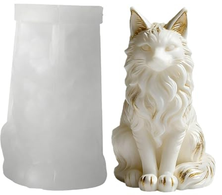 Stampo In Silicone Gatto Seduto, Stampo In Silicone Gatto 3D, Stampos Per Sapone Gattos, Stampos DIY Per Argilla, Gesso, Sapone Per Casa, Stanza, Matrimonio, Festa, Tavolo Da Pranzo