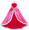Proumhang Cape de Princesse Cape à Capuche Costume Halloween Déguisement Filles Rose 150 pour 7-8 ans